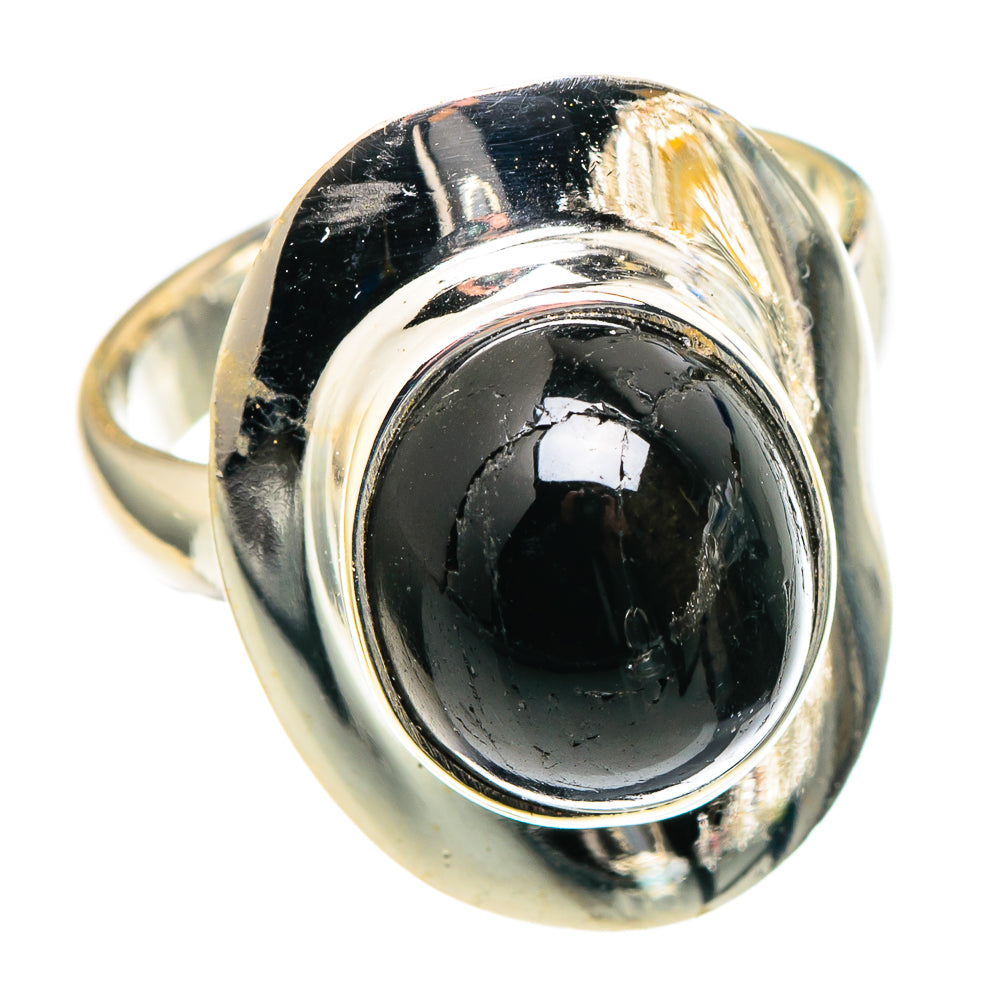 Black Onyx Rings handcrafted by Anasilvercos - RING97495 - Photo 2