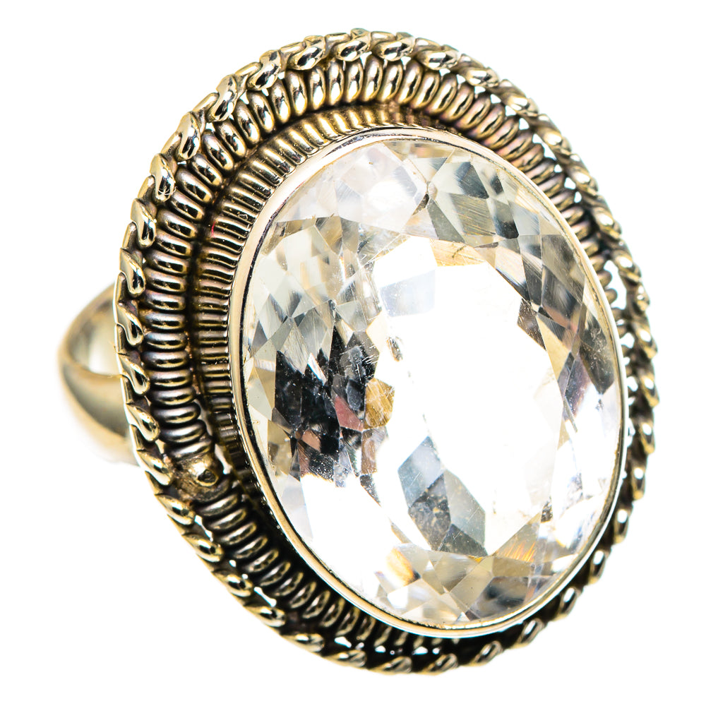 White Quartz Rings handcrafted by Anasilvercos - RING97496