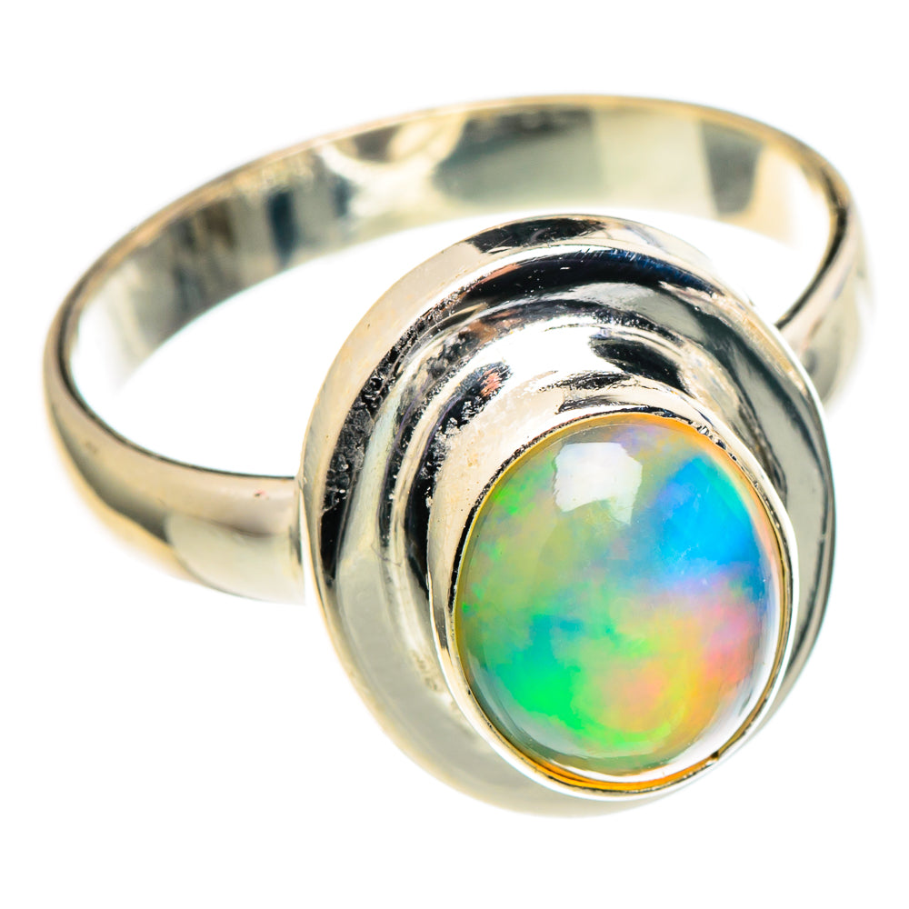 Ethiopian Opal Rings handcrafted by Anasilvercos - RING97499