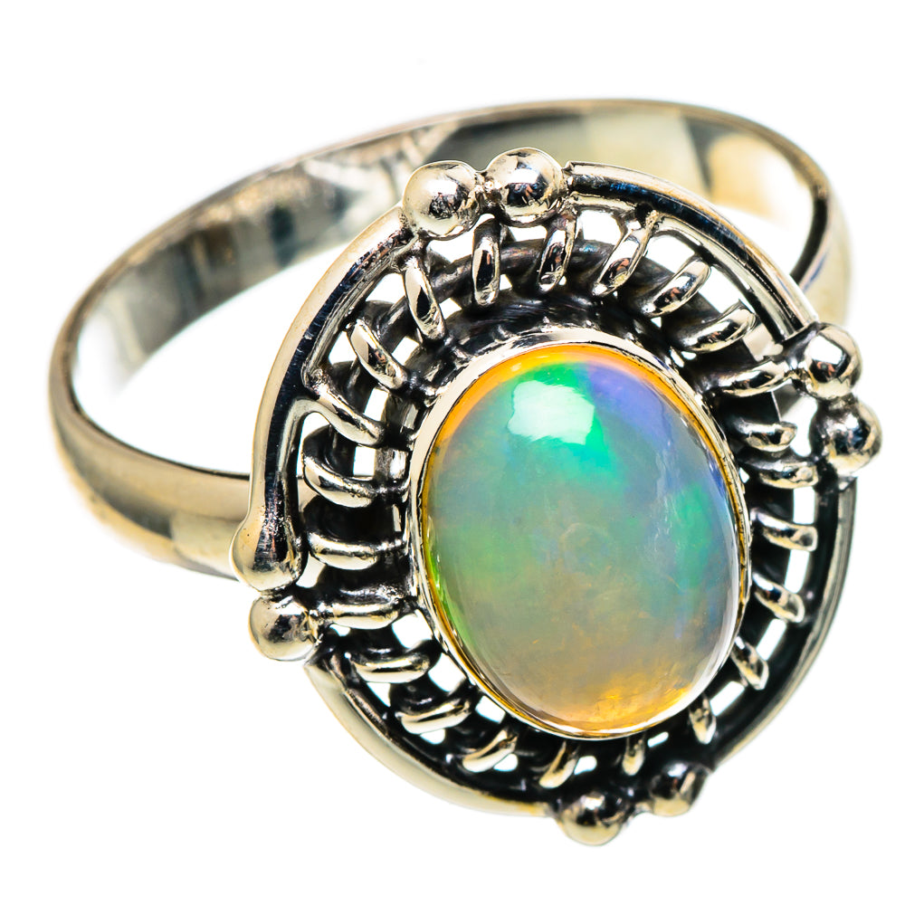Ethiopian Opal Rings handcrafted by Anasilvercos - RING97500