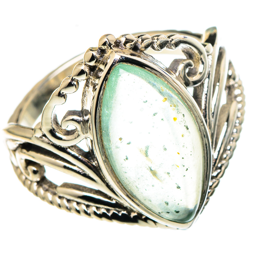 Prehnite Rings handcrafted by Anasilvercos - RING97504