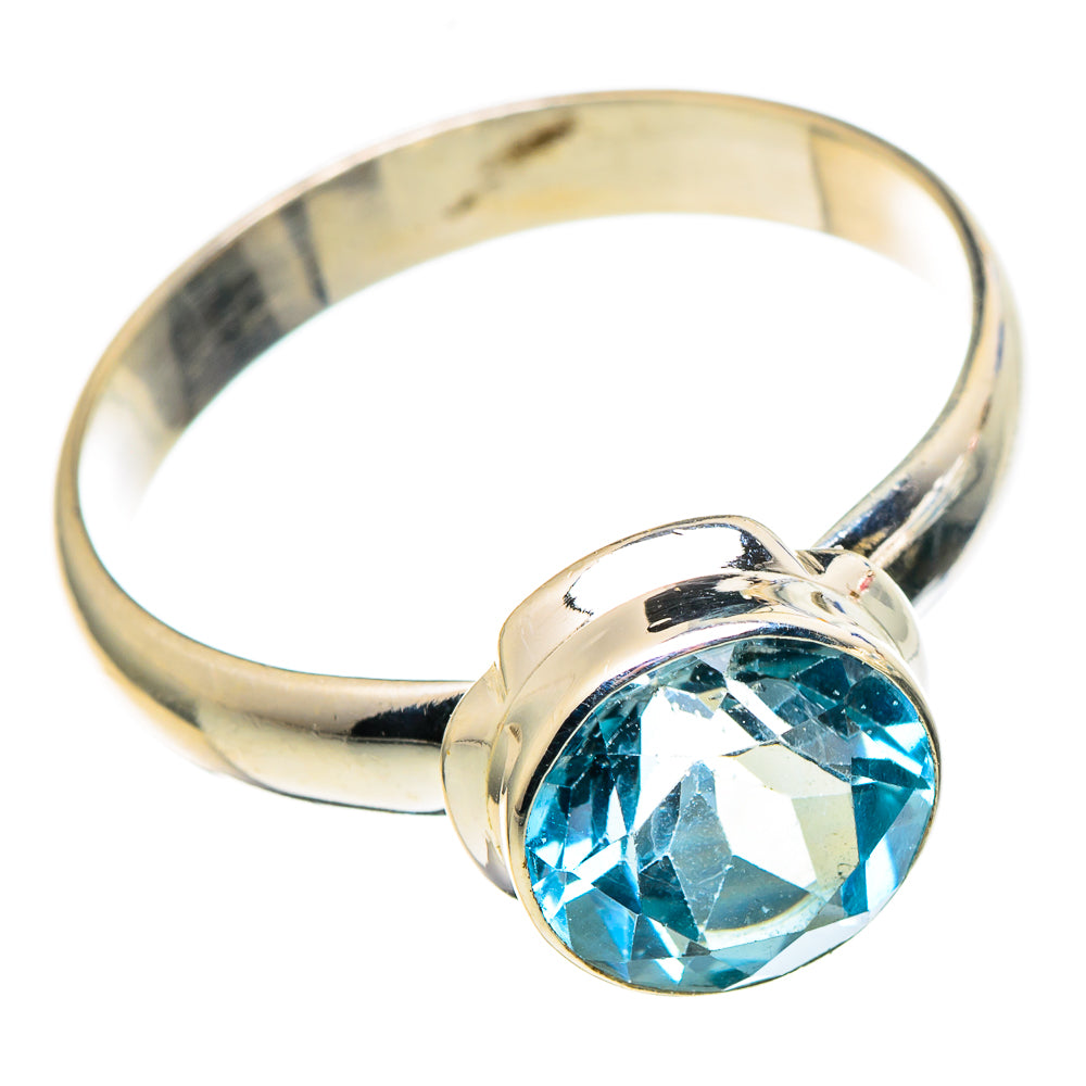 Blue Topaz Rings handcrafted by Anasilvercos - RING97506