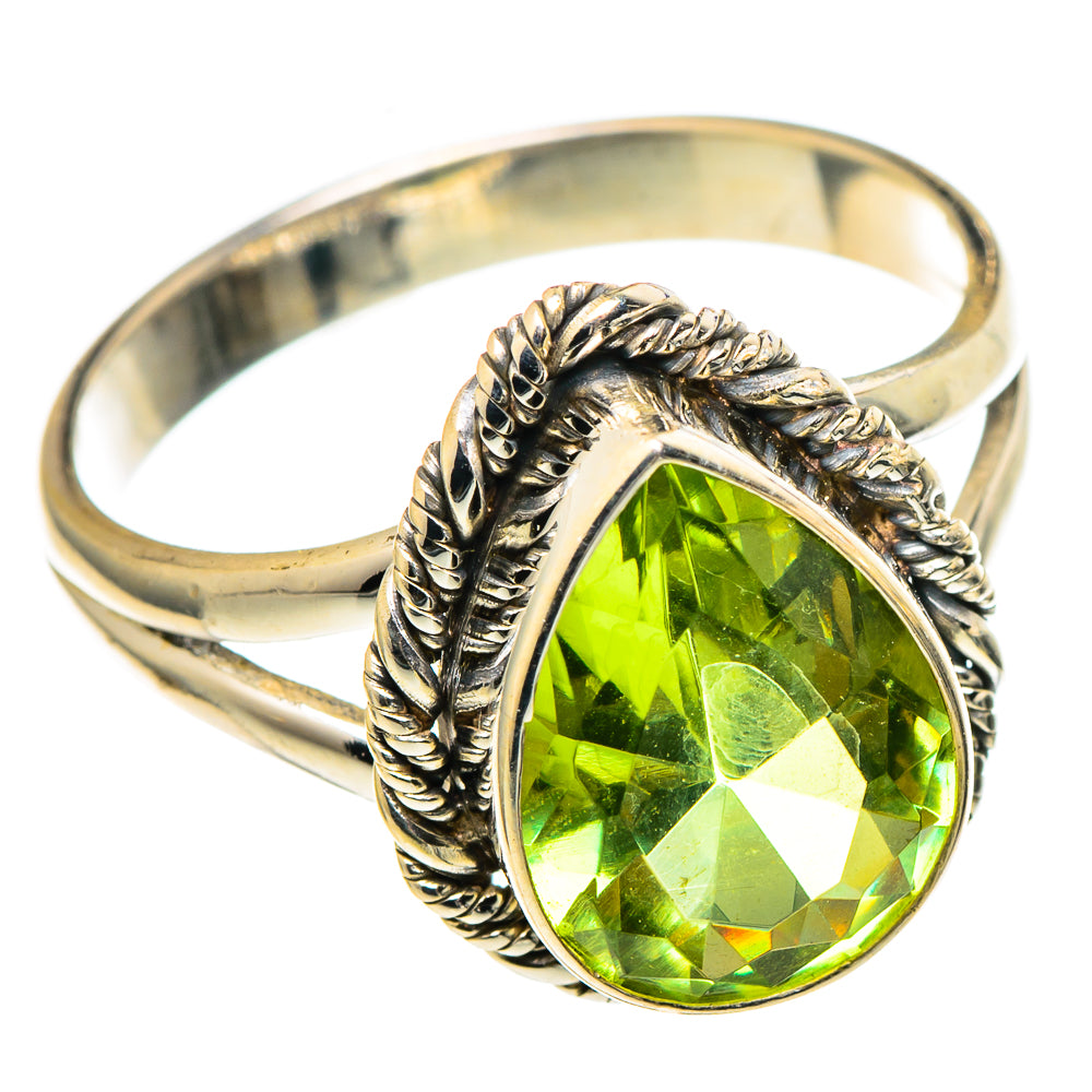Peridot Rings handcrafted by Anasilvercos - RING97513