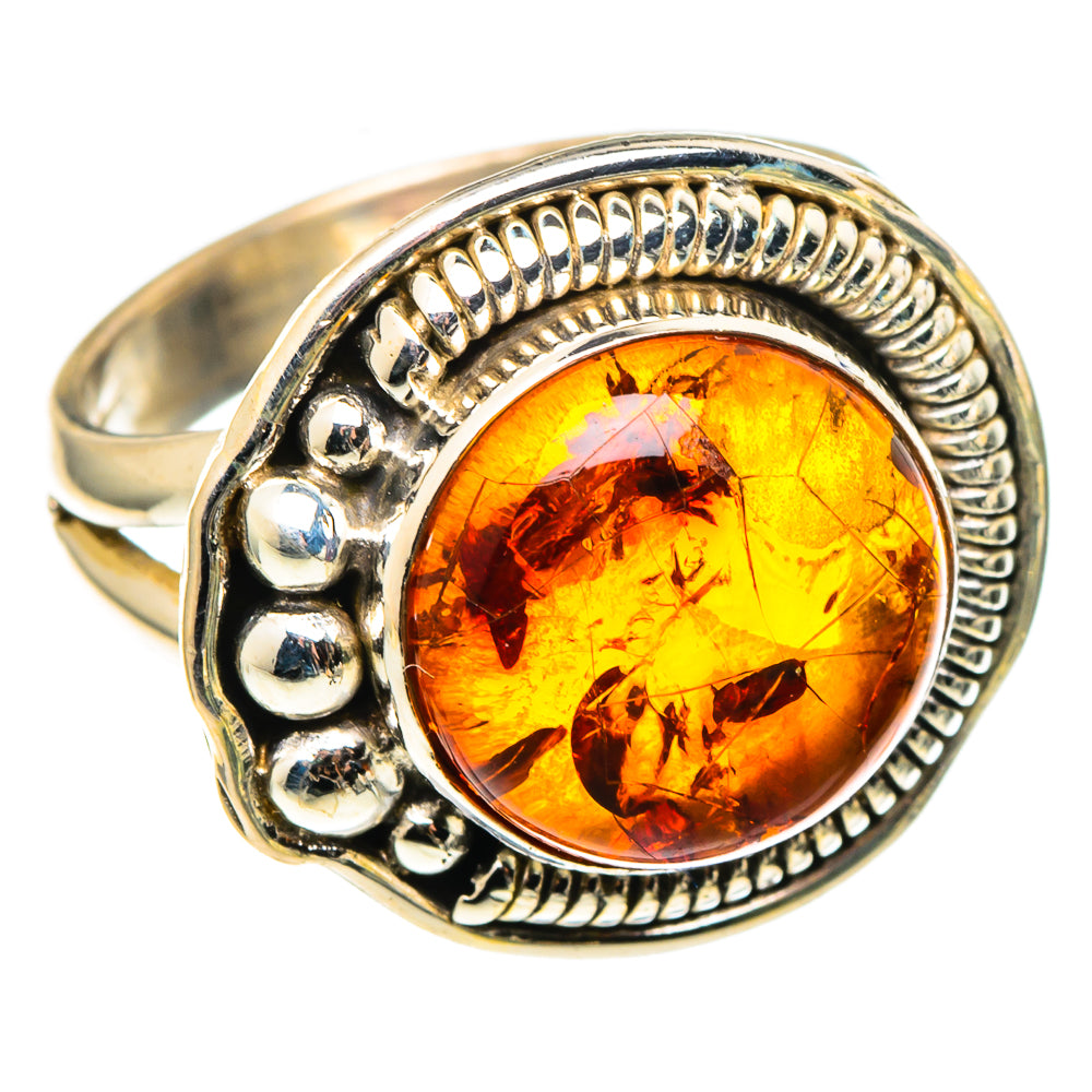 Baltic Amber Rings handcrafted by Anasilvercos - RING97514