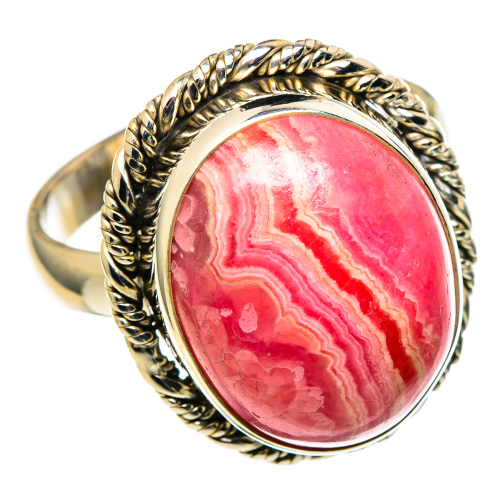 Rhodochrosite Rings handcrafted by Anasilvercos - RING97516