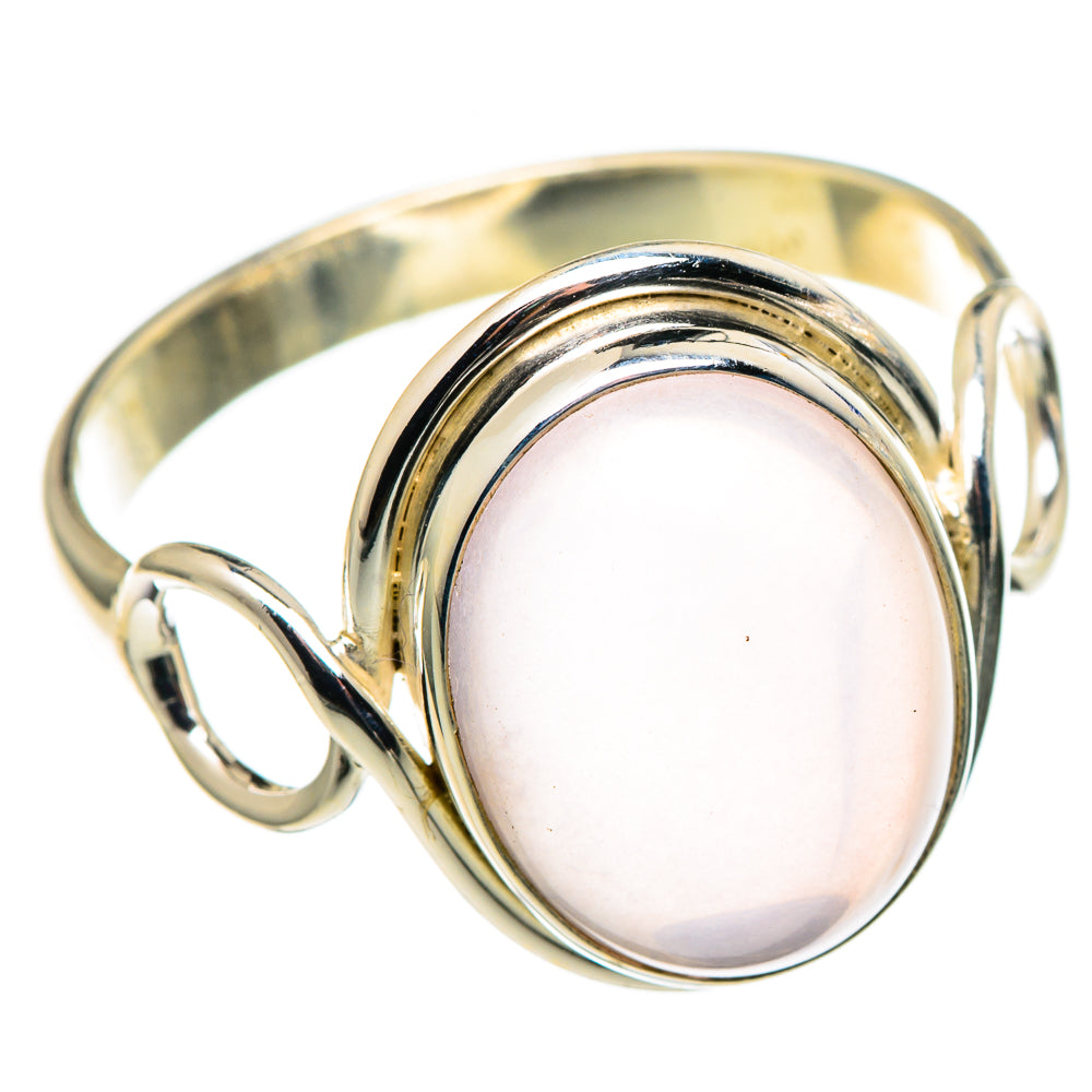 Rose Quartz Rings handcrafted by Anasilvercos - RING97517
