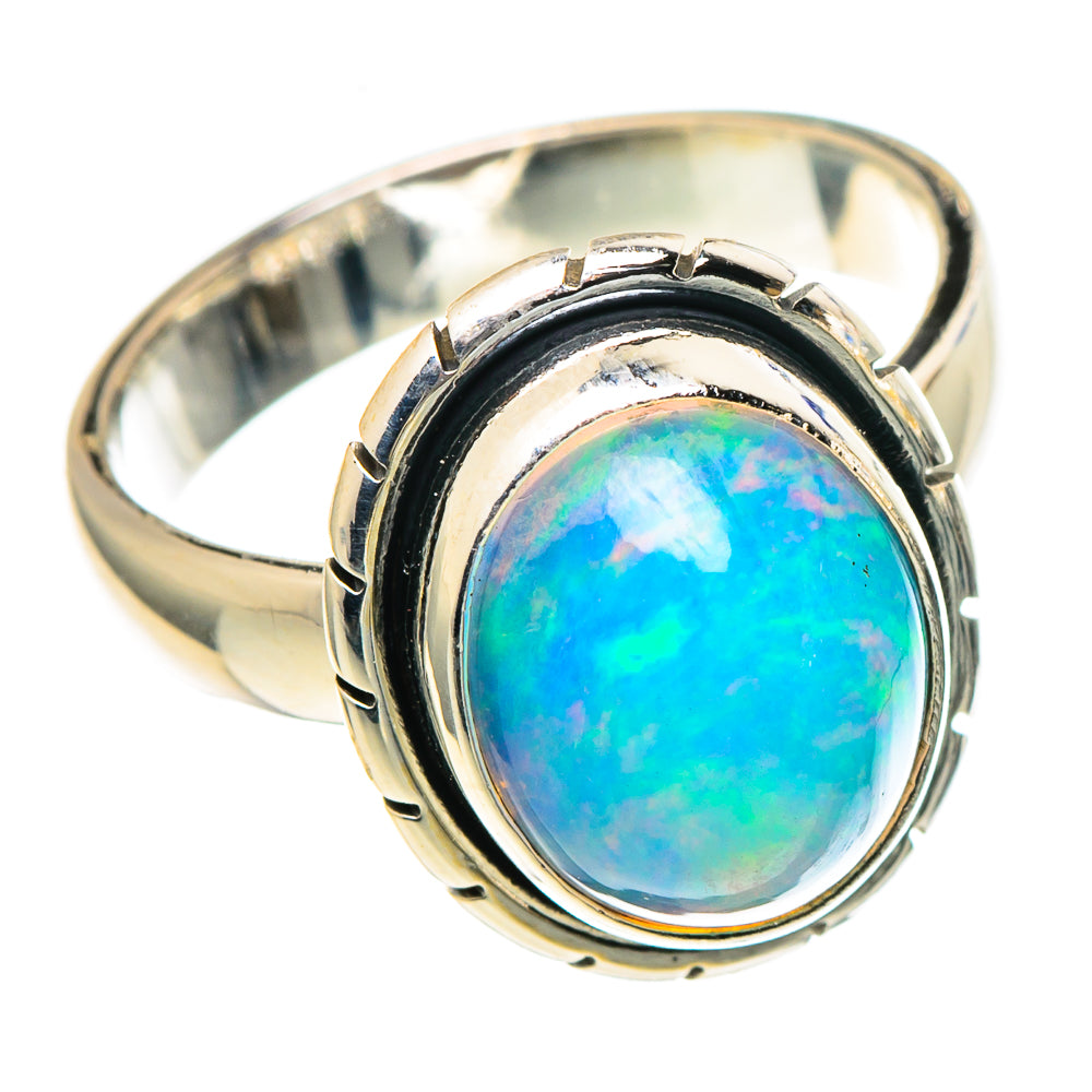 Ethiopian Opal Rings handcrafted by Anasilvercos - RING97529
