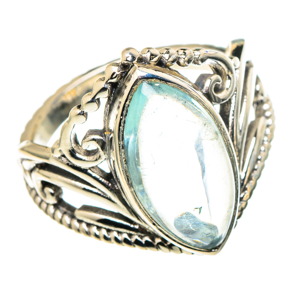 Aquamarine Rings handcrafted by Anasilvercos - RING97531