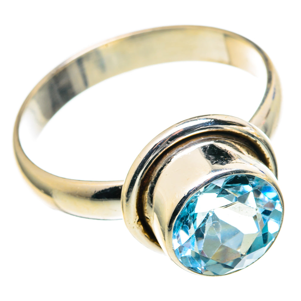 Blue Topaz Rings handcrafted by Anasilvercos - RING97533