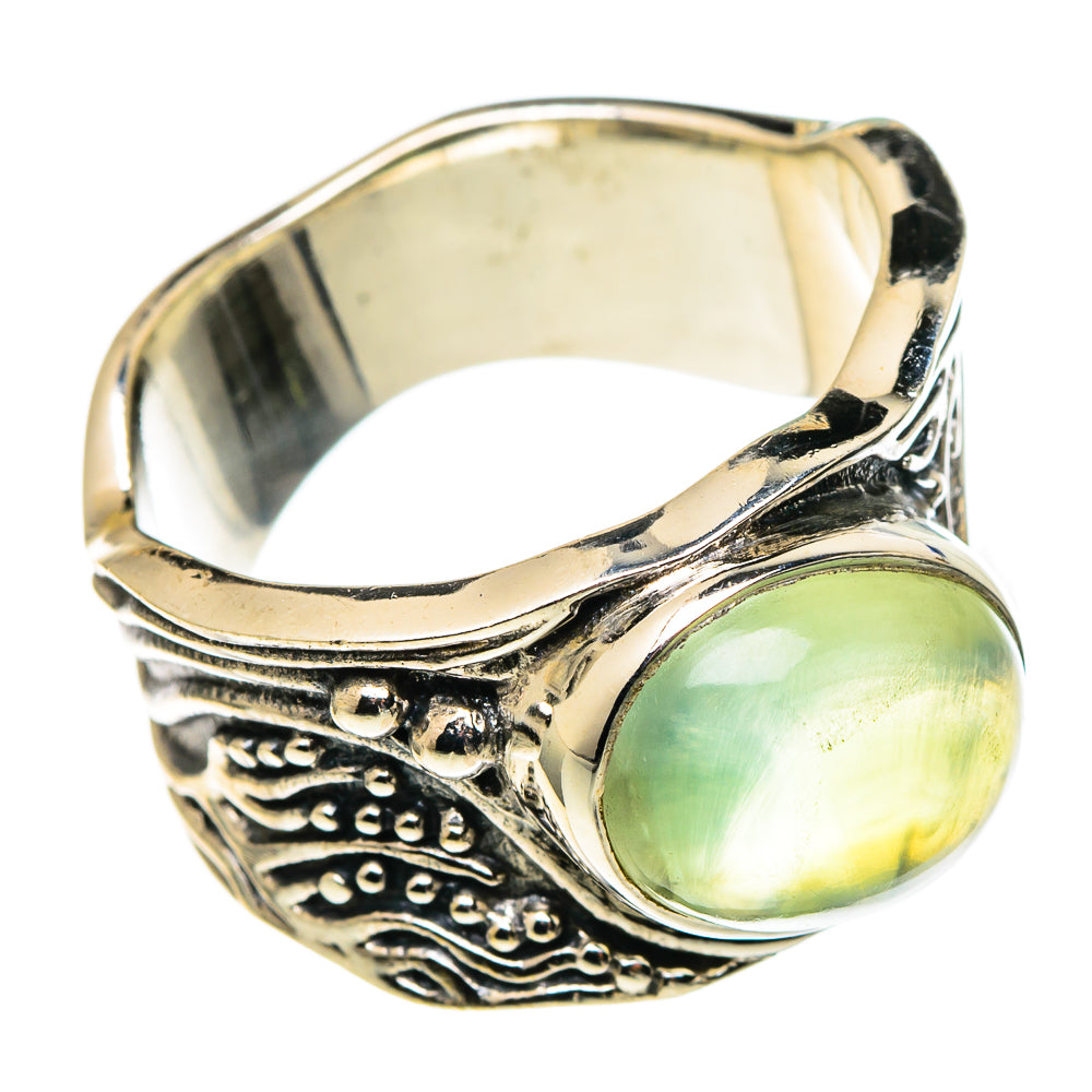Prehnite Rings handcrafted by Anasilvercos - RING97540
