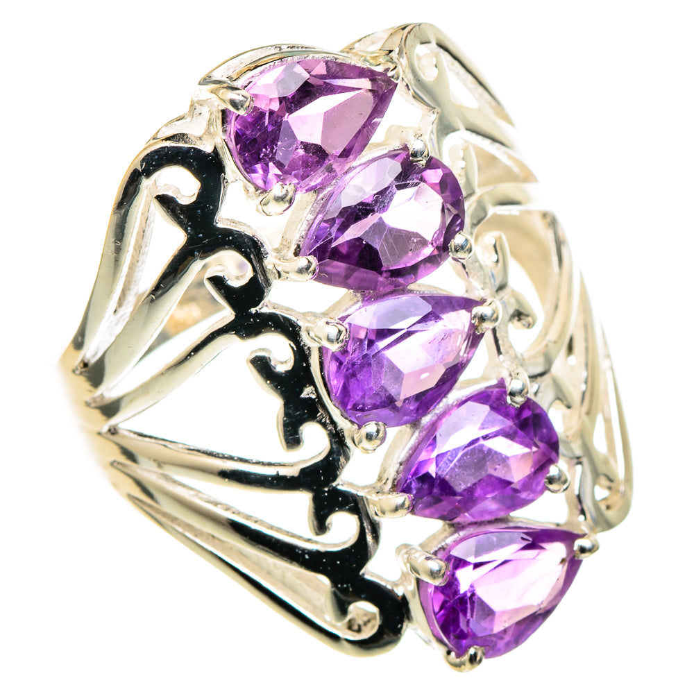 Amethyst Rings handcrafted by Anasilvercos - RING97547