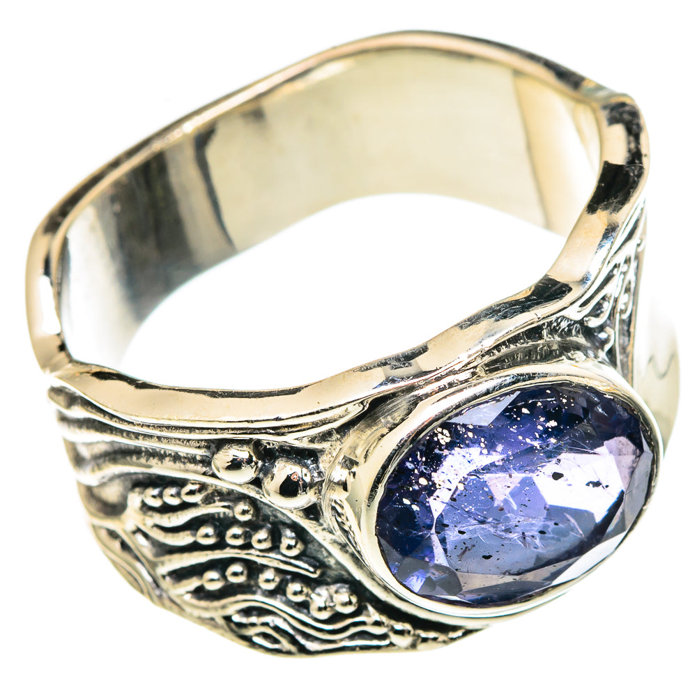 Violet Spinel Rings handcrafted by Anasilvercos - RING97548