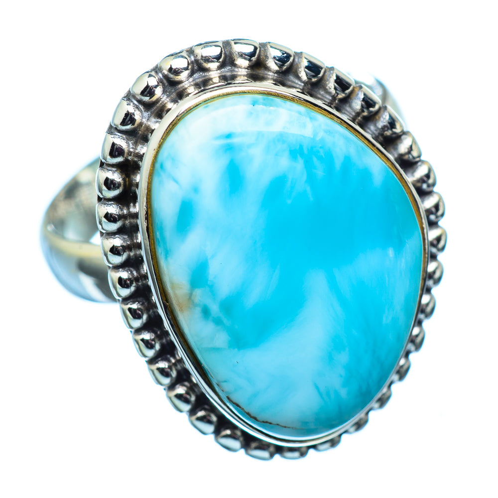 Larimar Rings handcrafted by Anasilvercos - RING975581