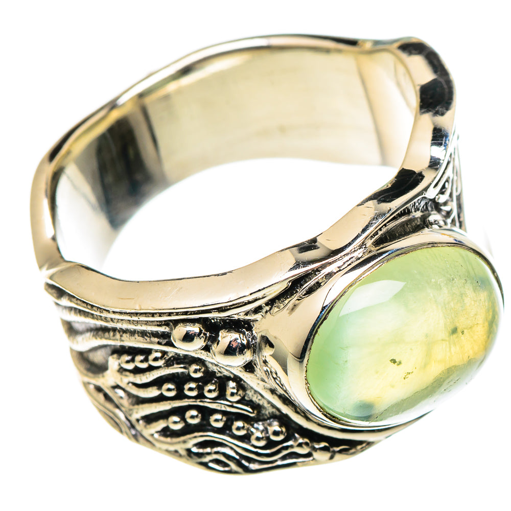 Prehnite Rings handcrafted by Anasilvercos - RING97562 - Photo 2