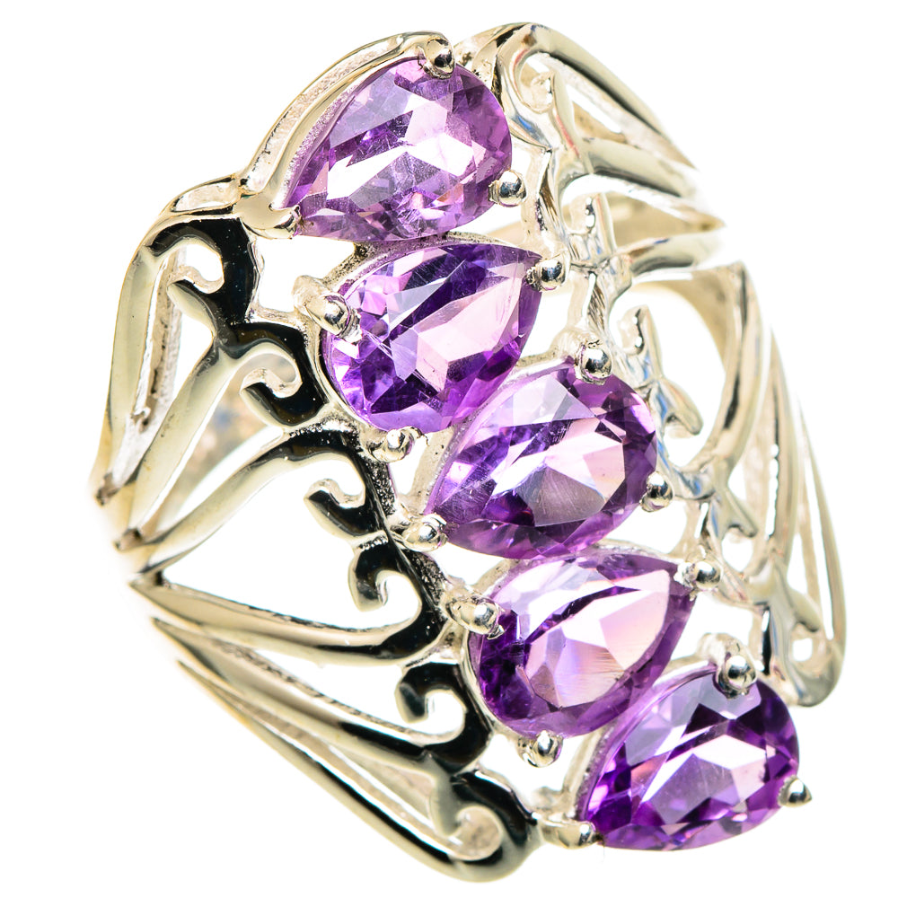 Amethyst Rings handcrafted by Anasilvercos - RING97569