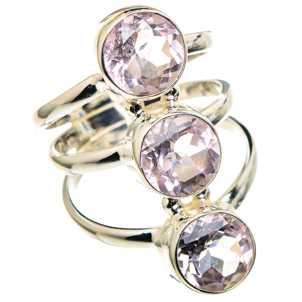 Kunzite Rings handcrafted by Anasilvercos - RING97572