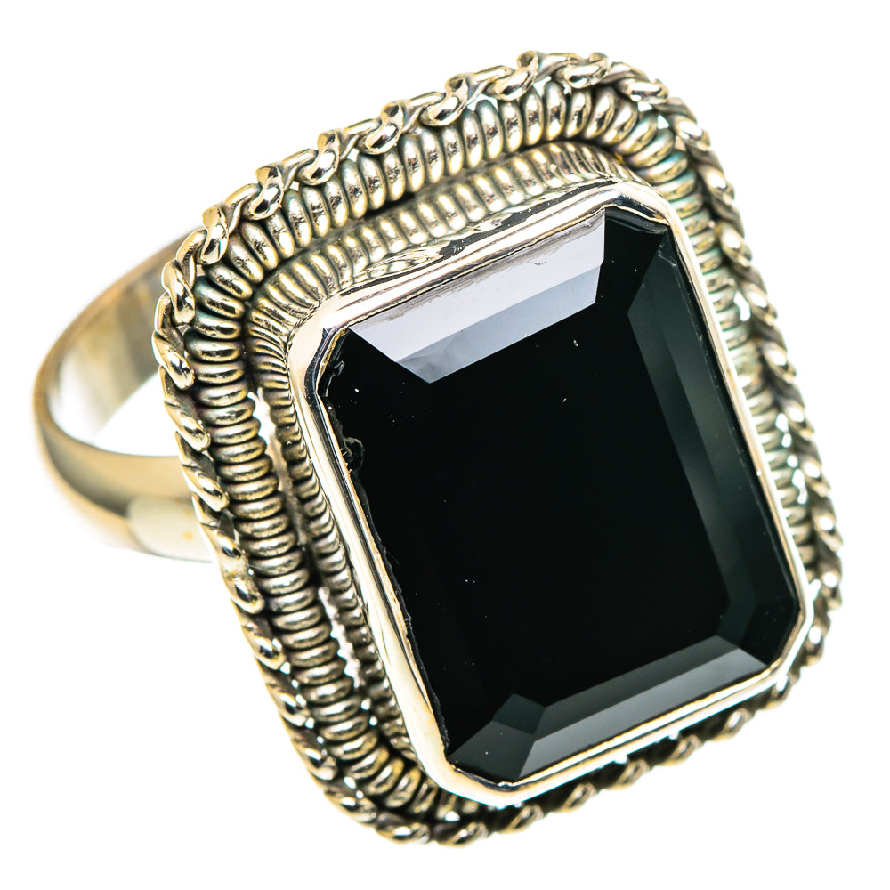 Black Onyx Rings handcrafted by Anasilvercos - RING97573