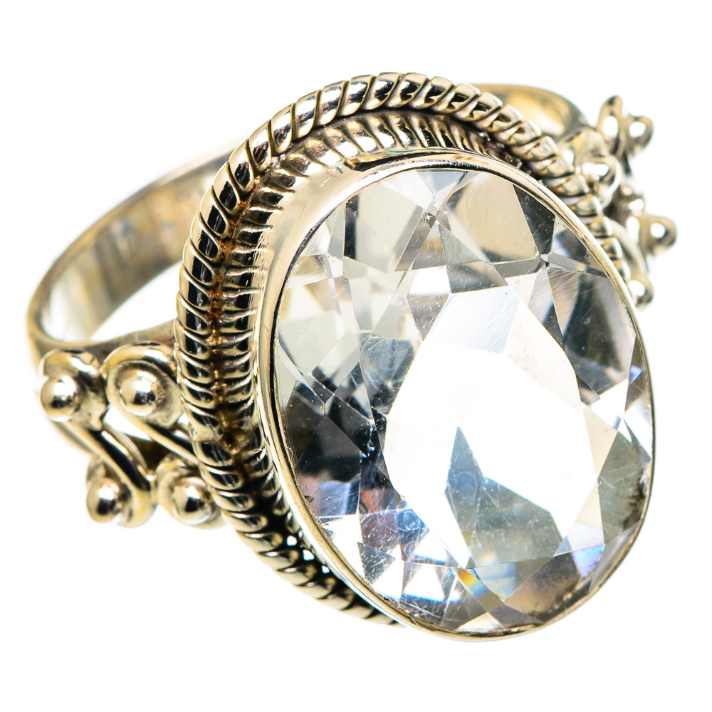 White Quartz Rings handcrafted by Anasilvercos - RING97575