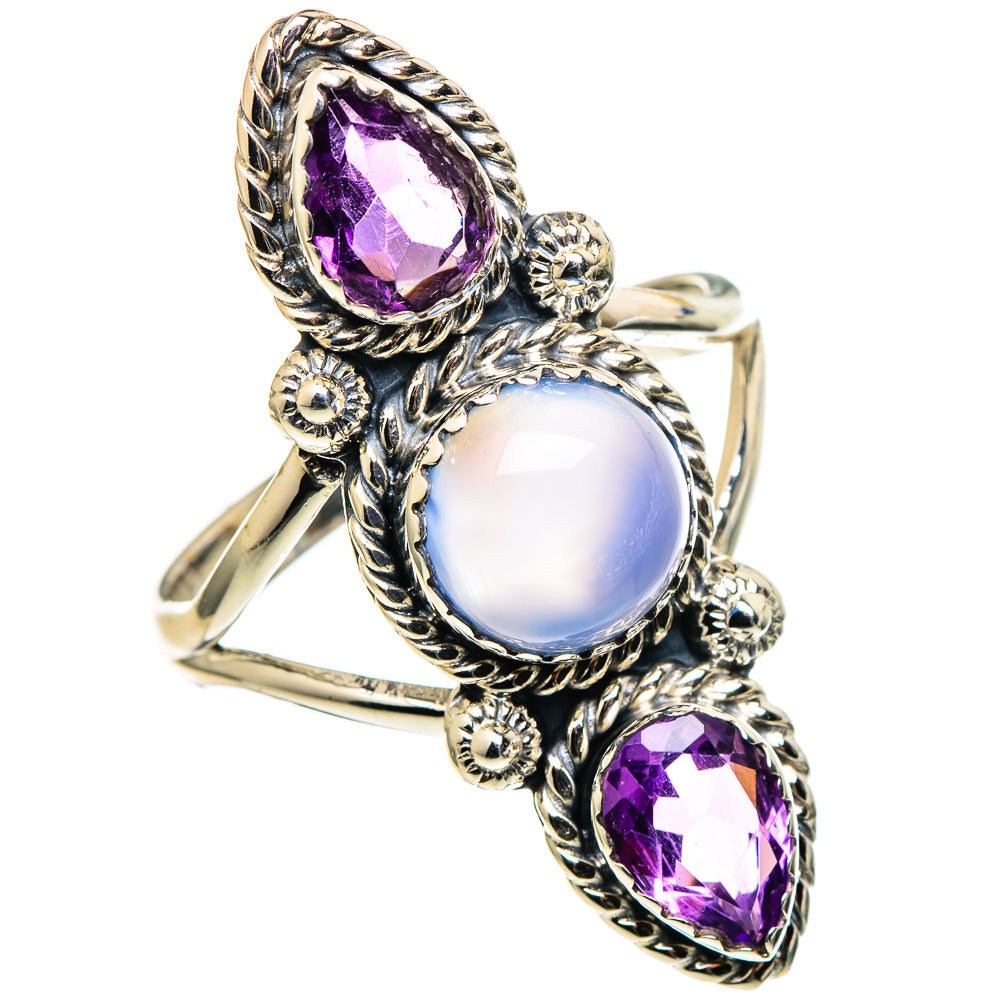 Chalcedony Rings handcrafted by Anasilvercos - RING97578