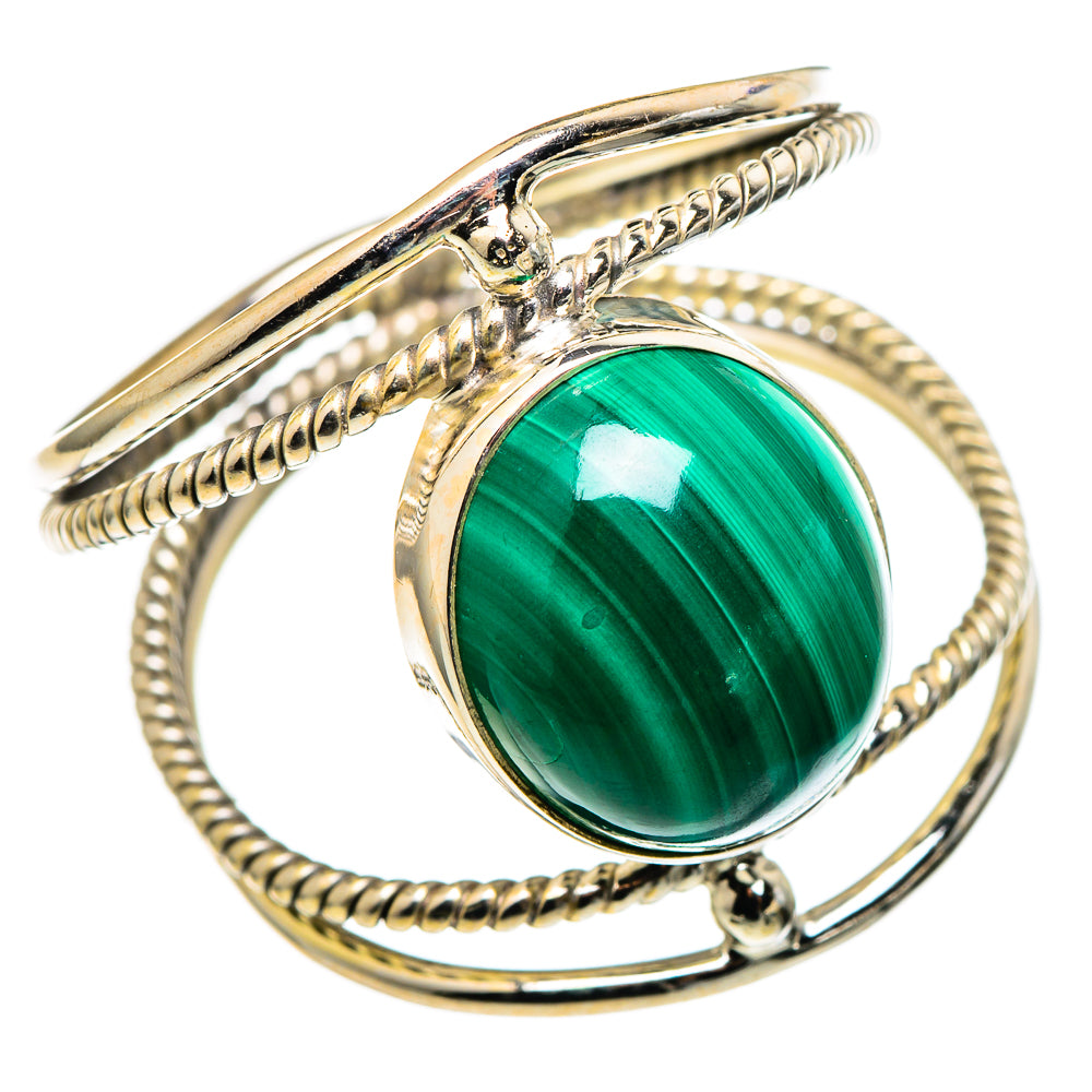Malachite Rings handcrafted by Anasilvercos - RING97591