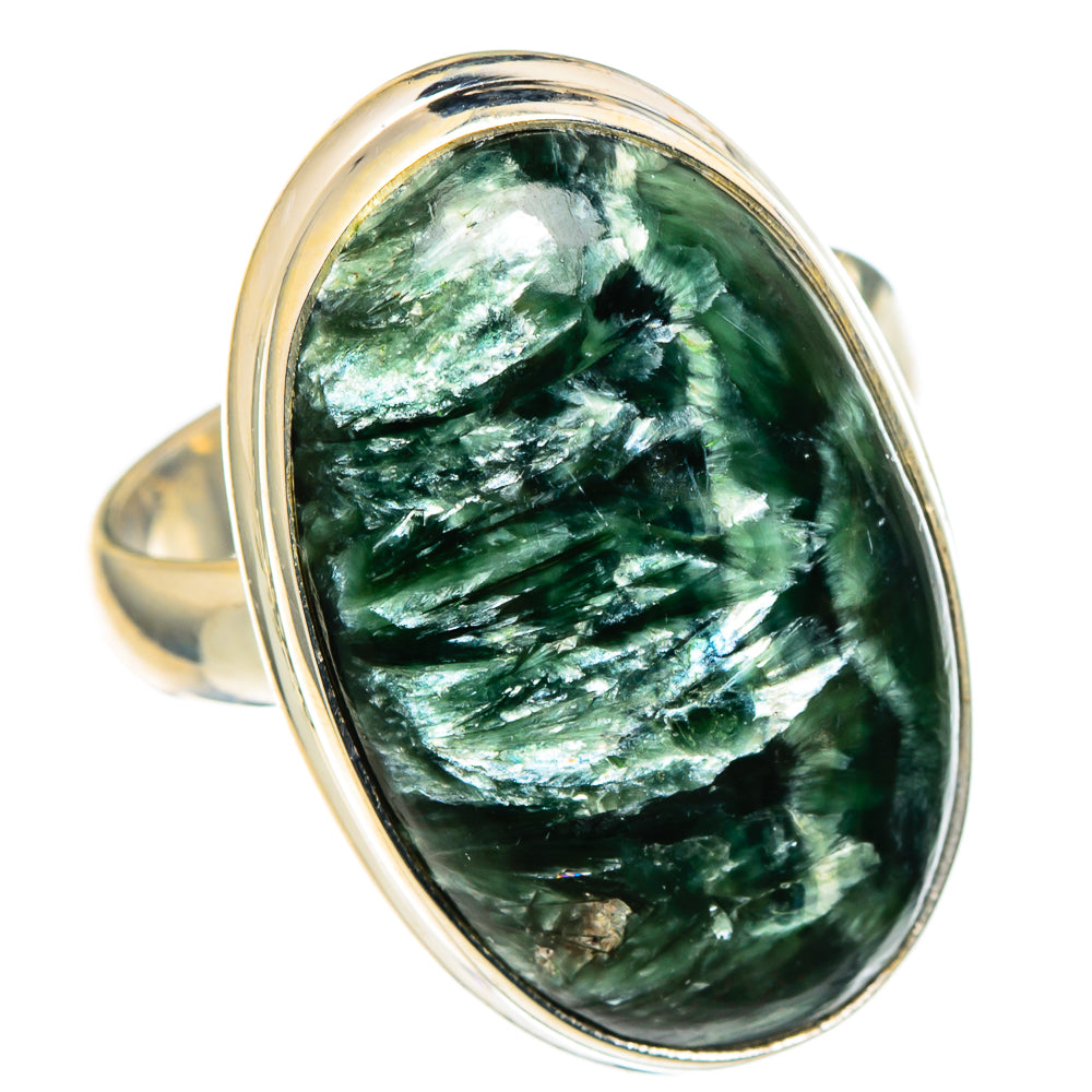 Seraphinite Rings handcrafted by Anasilvercos - RING97594 - Photo 2