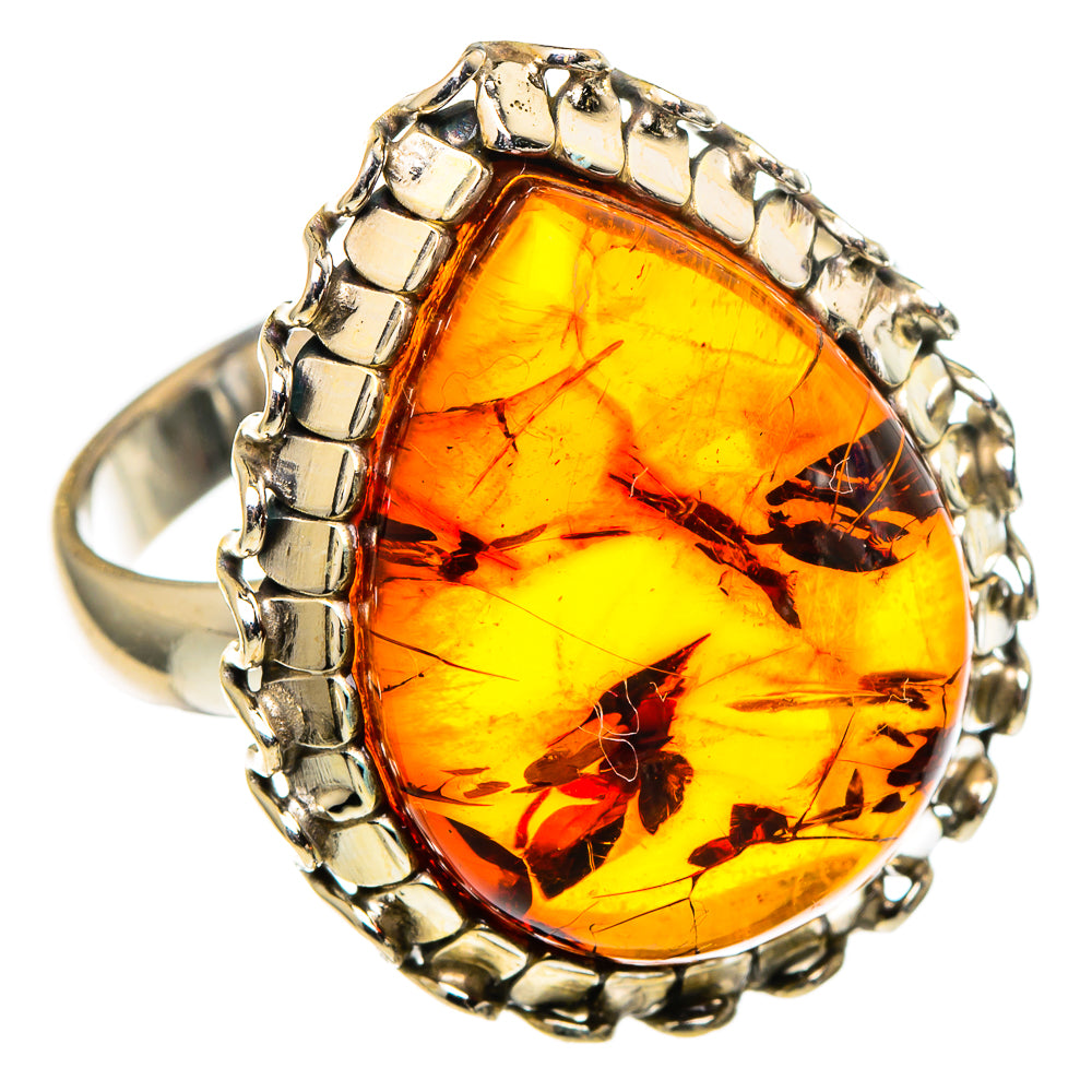 Baltic Amber Rings handcrafted by Anasilvercos - RING97602