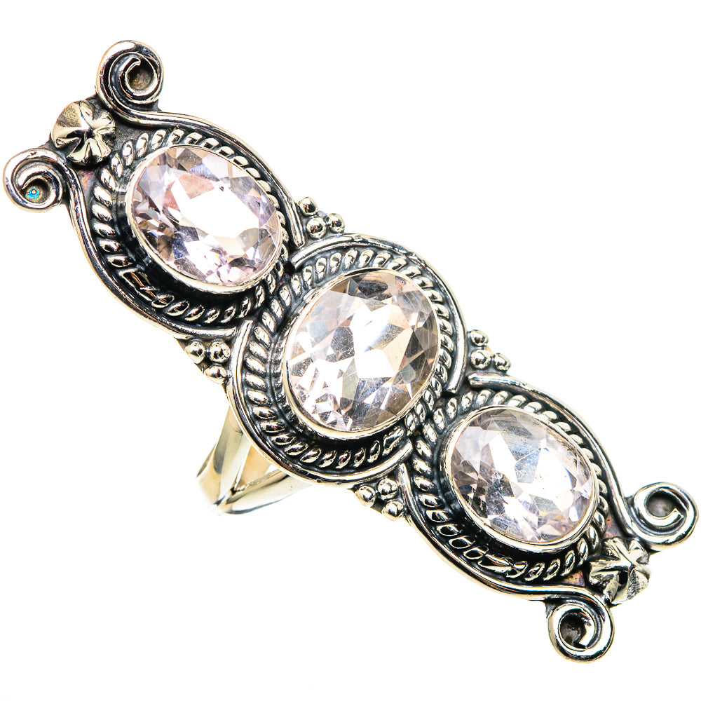 Kunzite Rings handcrafted by Anasilvercos - RING97607