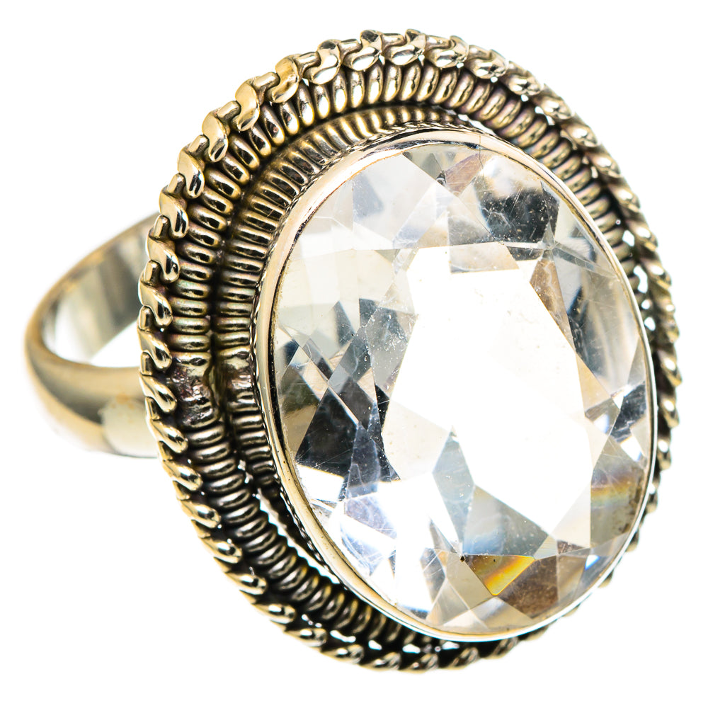 White Quartz Rings handcrafted by Anasilvercos - RING97611