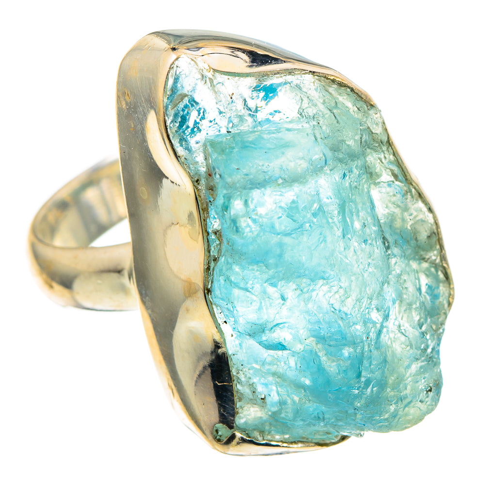 Aquamarine Rings handcrafted by Anasilvercos - RING97617