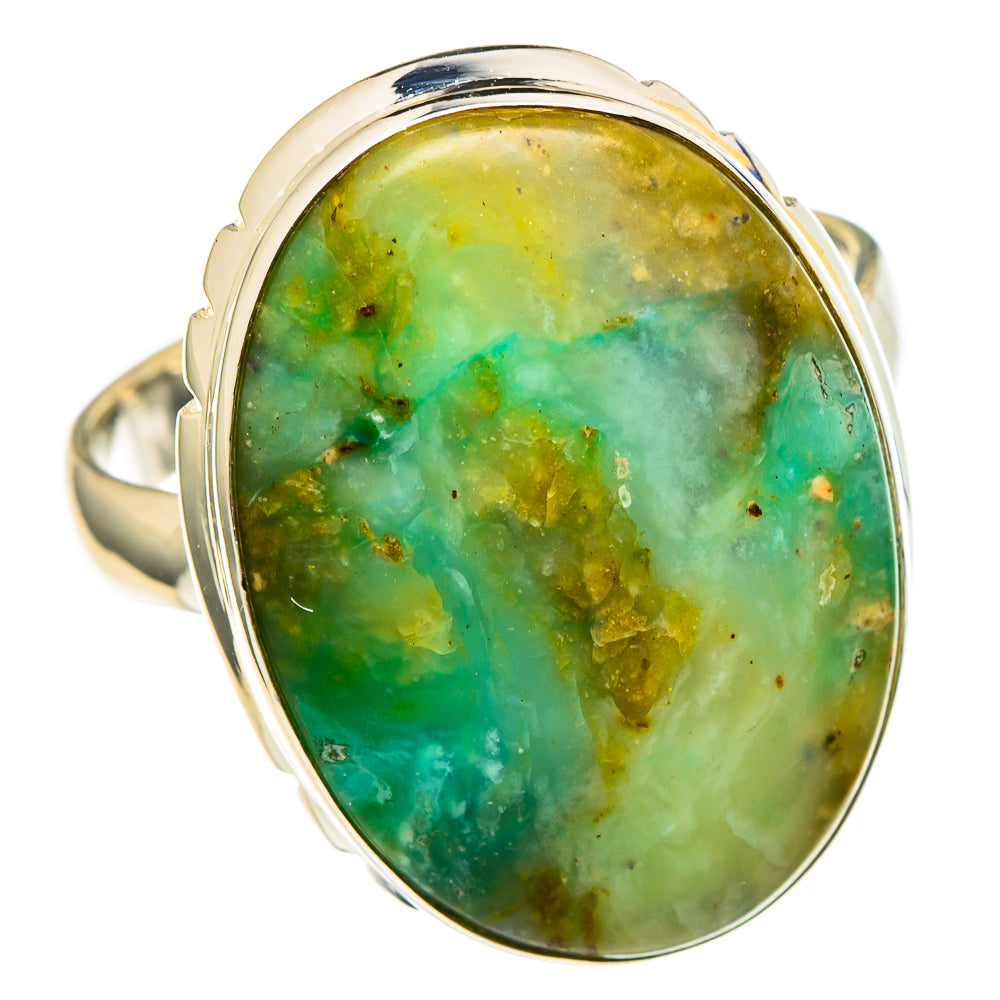 Peruvian Opal Rings handcrafted by Anasilvercos - RING97620