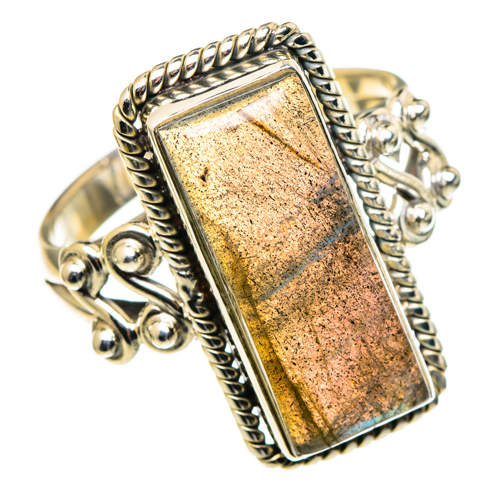 Labradorite Rings handcrafted by Anasilvercos - RING97622