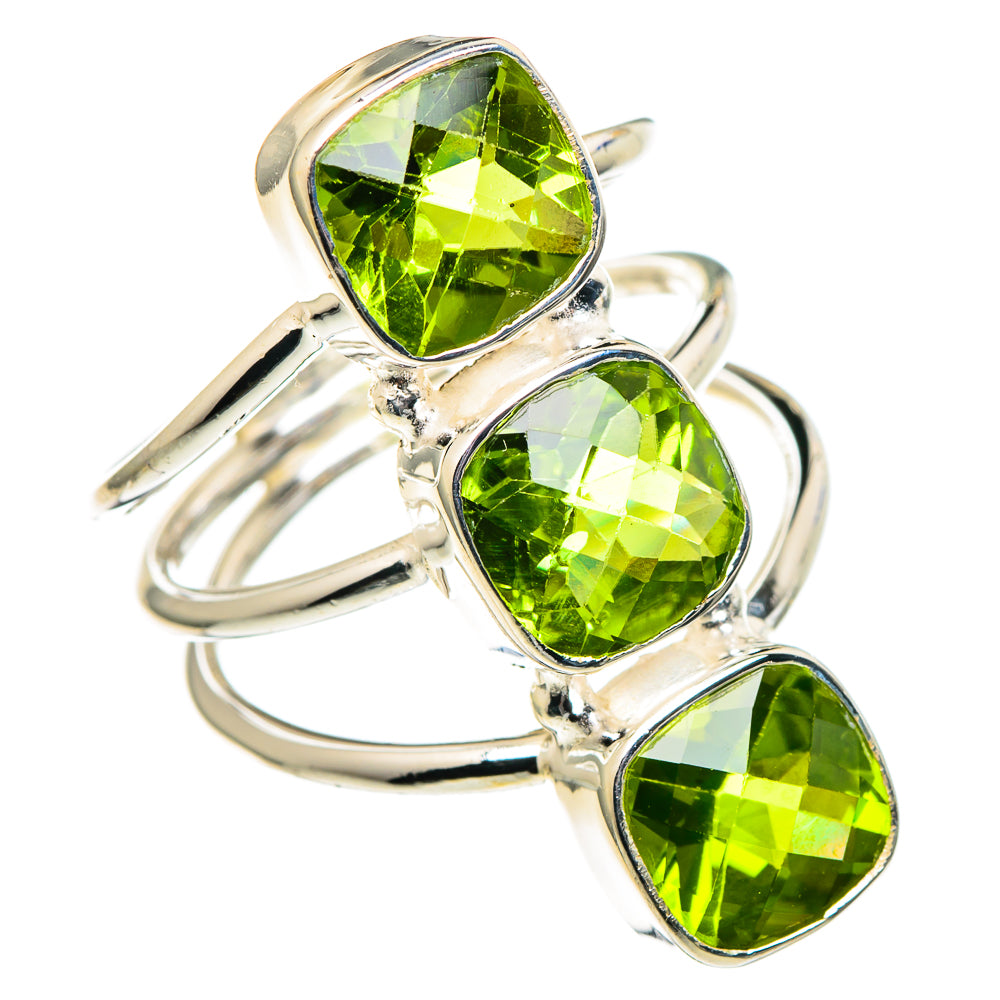 Peridot Rings handcrafted by Anasilvercos - RING97627