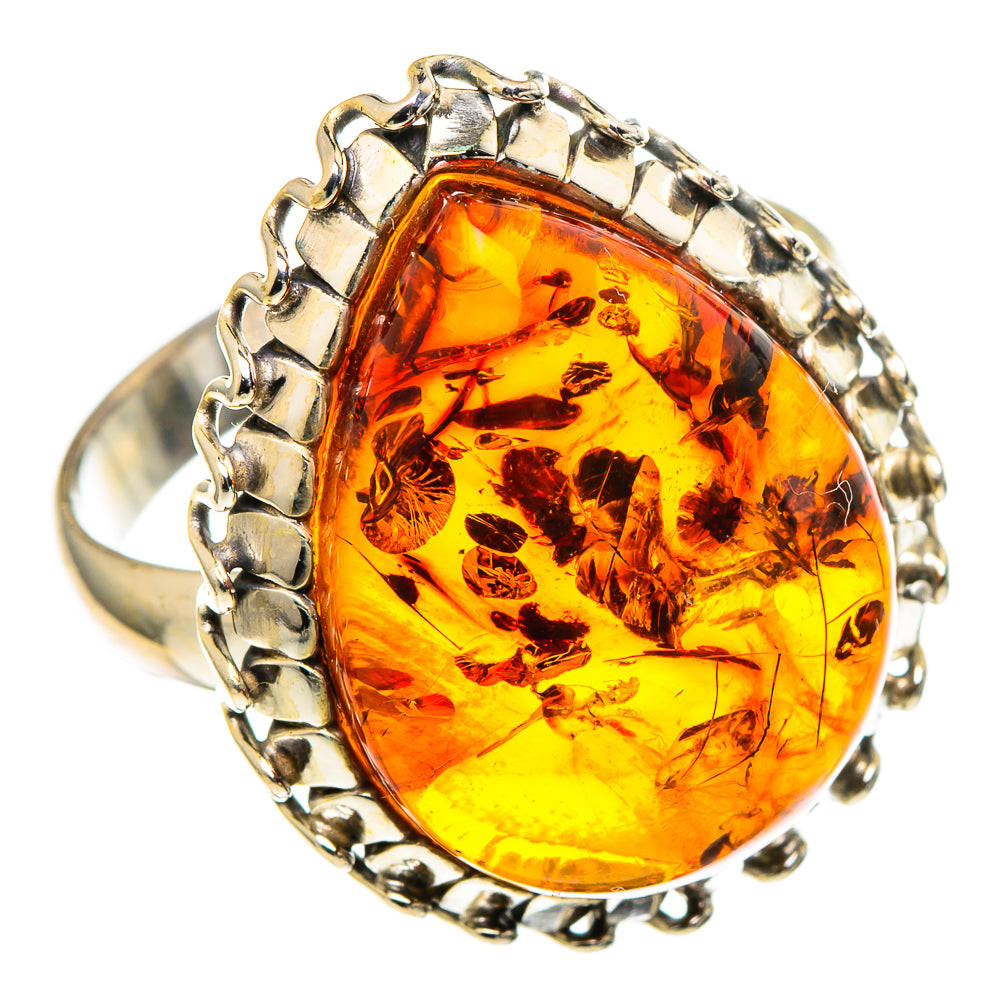 Baltic Amber Rings handcrafted by Anasilvercos - RING97631