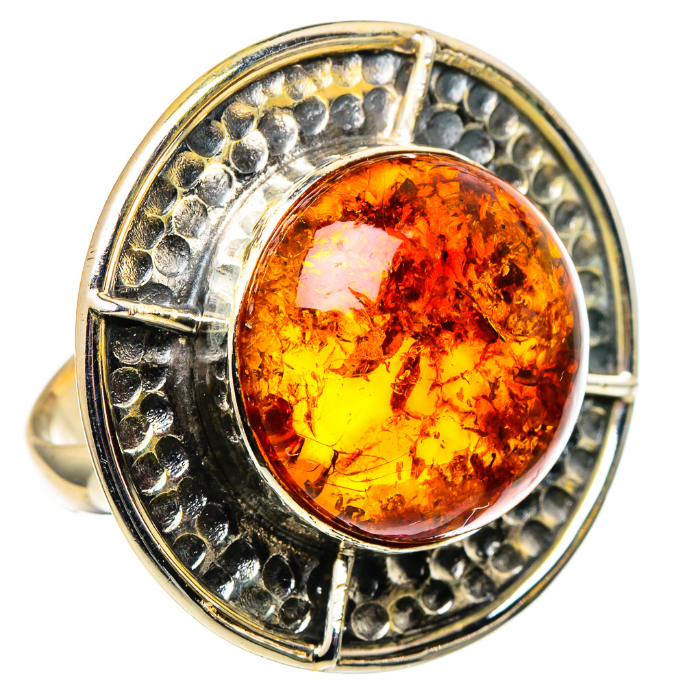Baltic Amber Rings handcrafted by Anasilvercos - RING97632