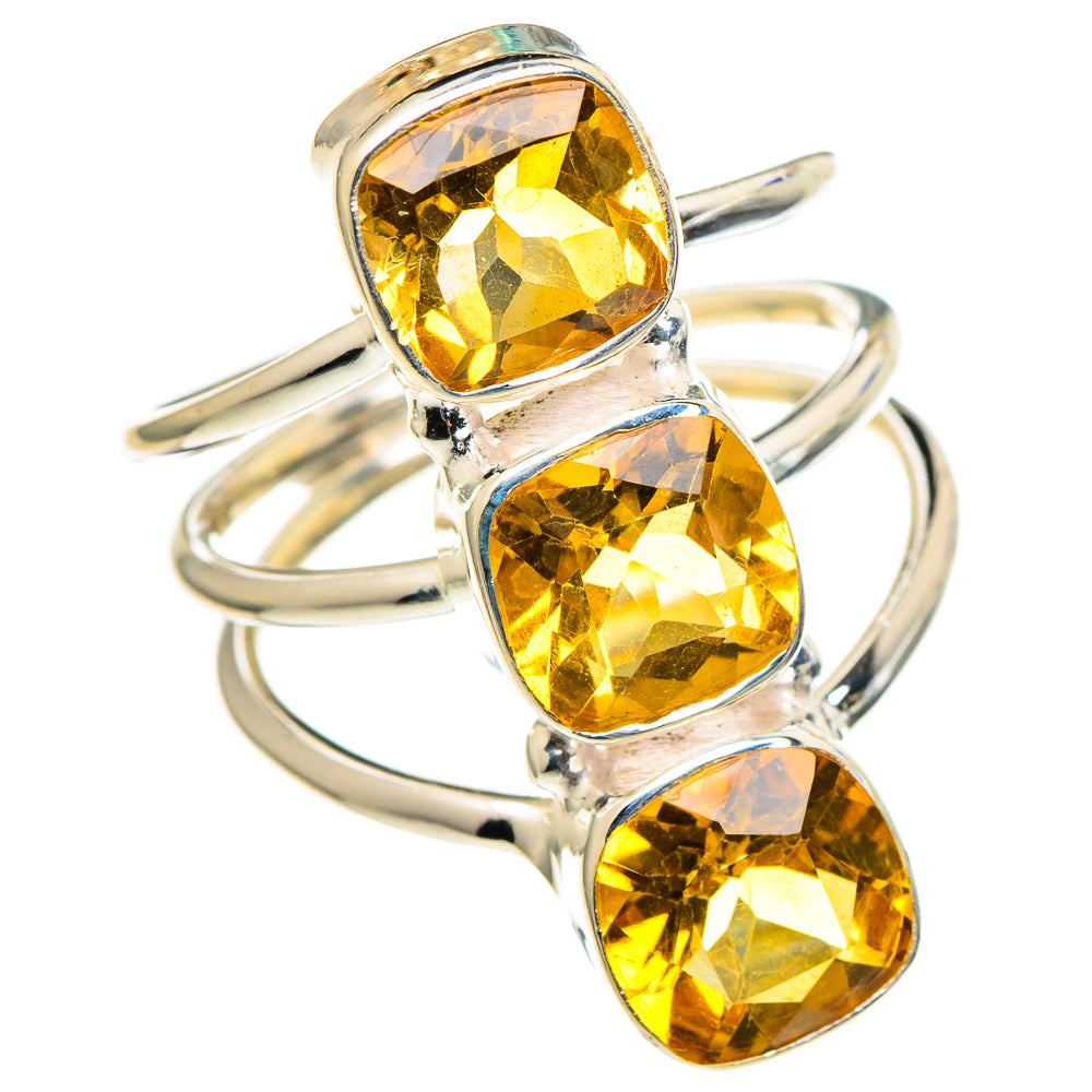 Citrine Rings handcrafted by Anasilvercos - RING97634