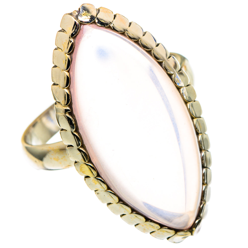 Rose Quartz Rings handcrafted by Anasilvercos - RING97635