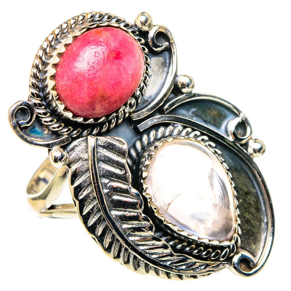 Rose Quartz Rings handcrafted by Anasilvercos - RING97639