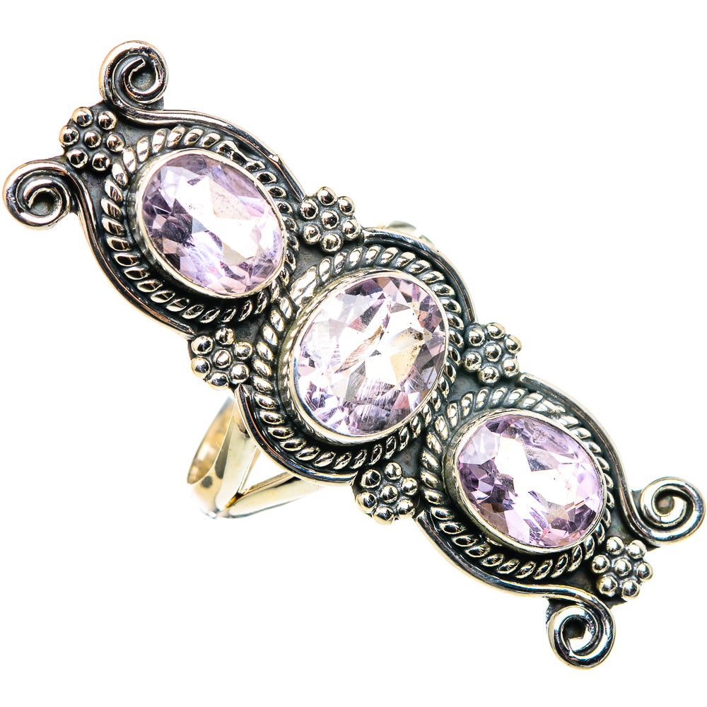 Kunzite Rings handcrafted by Anasilvercos - RING97641
