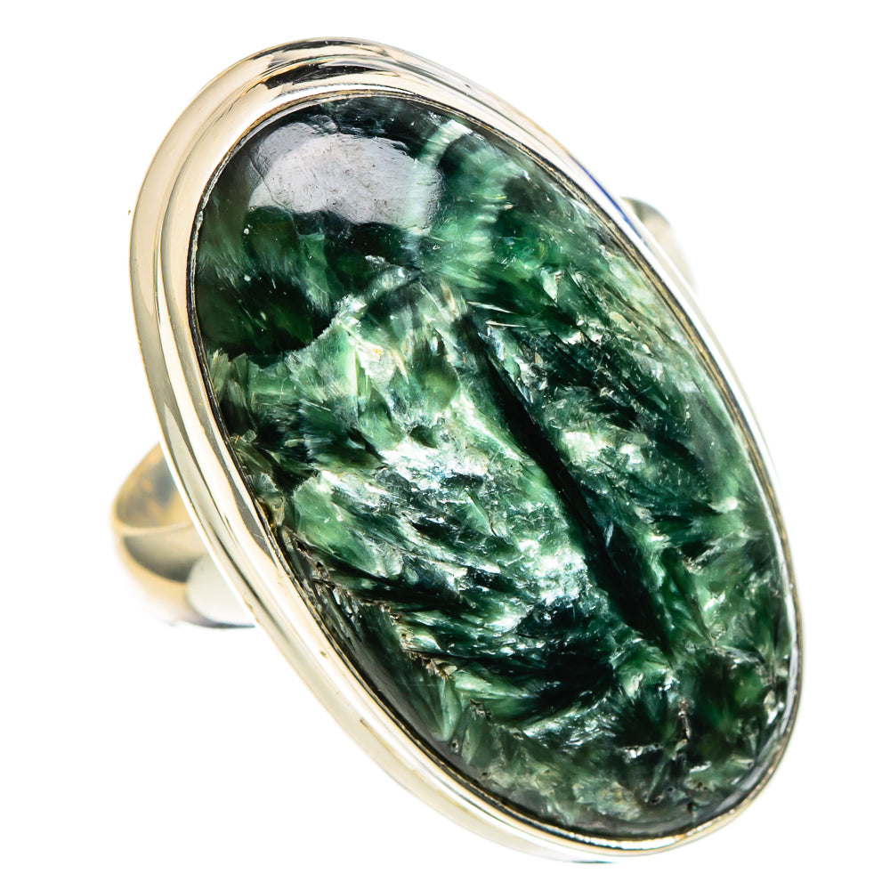 Seraphinite Rings handcrafted by Anasilvercos - RING97655 - Photo 2