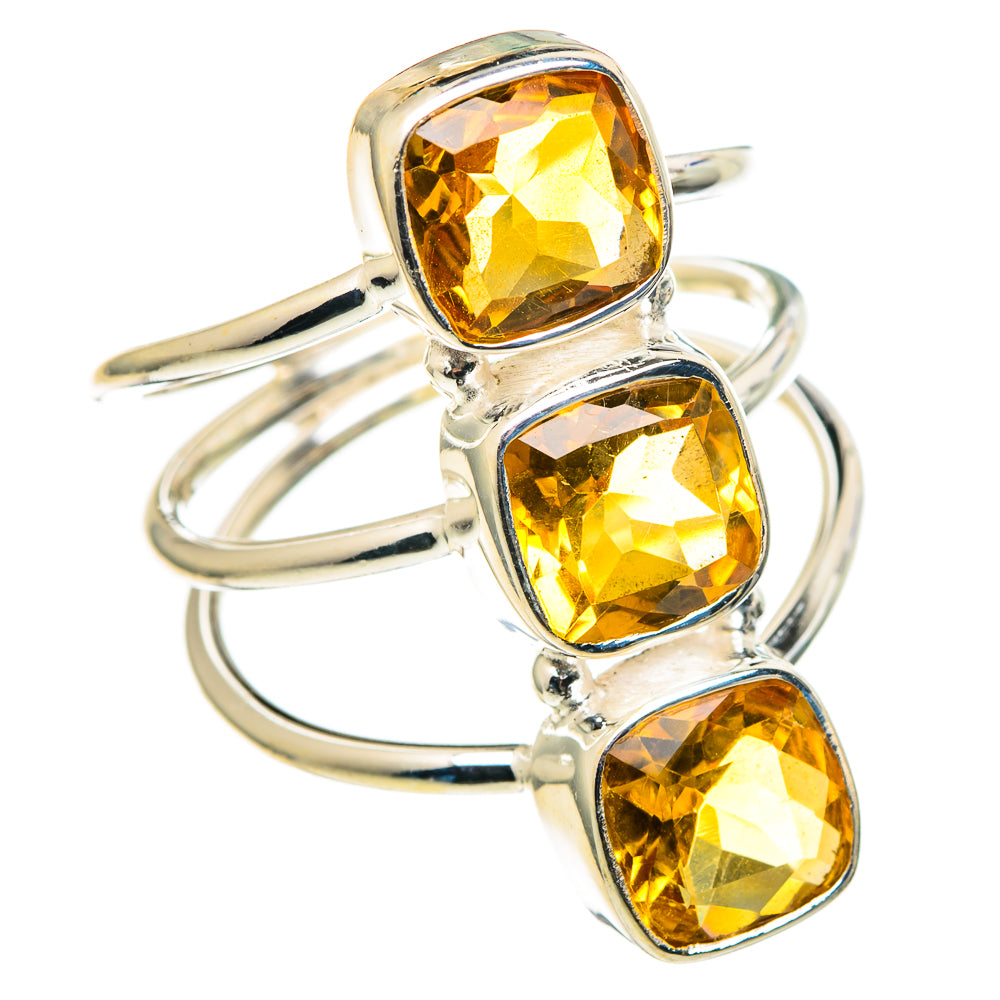 Citrine Rings handcrafted by Anasilvercos - RING97665