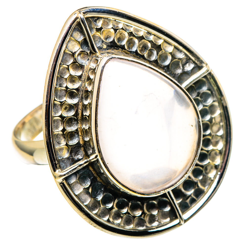 Rose Quartz Rings handcrafted by Anasilvercos - RING97667