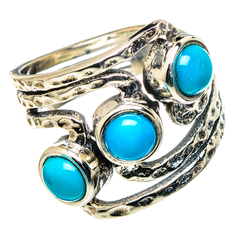 Larimar Rings handcrafted by Anasilvercos - RING97674