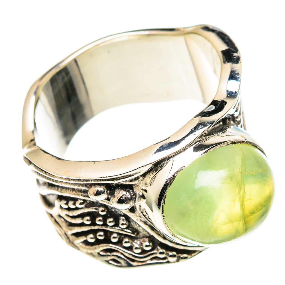 Prehnite Rings handcrafted by Anasilvercos - RING97680