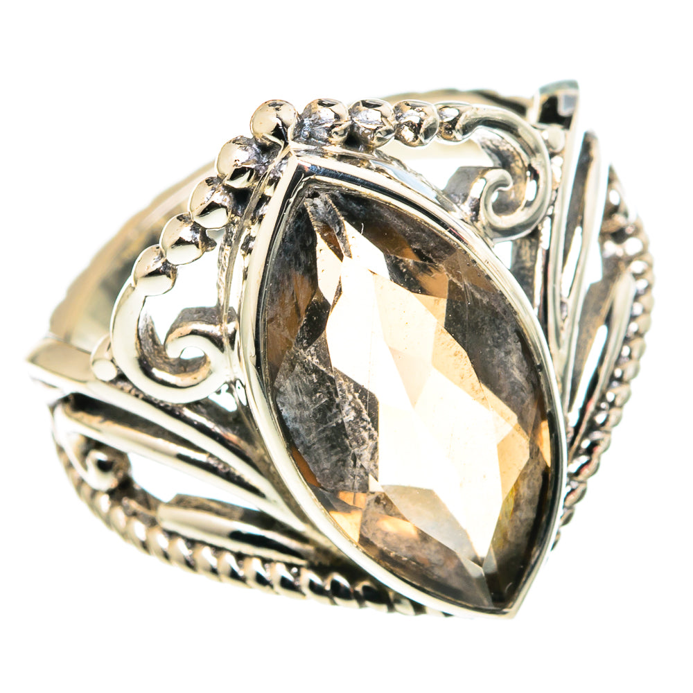 Smoky Quartz Rings handcrafted by Anasilvercos - RING97681
