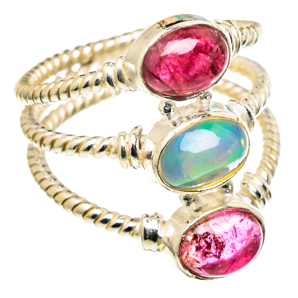 Ethiopian Opal Rings handcrafted by Anasilvercos - RING97702