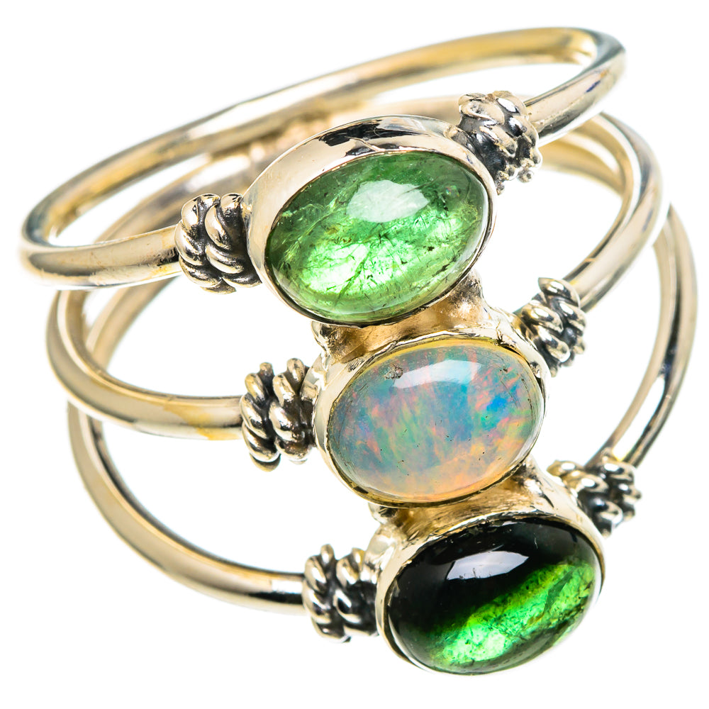 Ethiopian Opal Rings handcrafted by Anasilvercos - RING97704