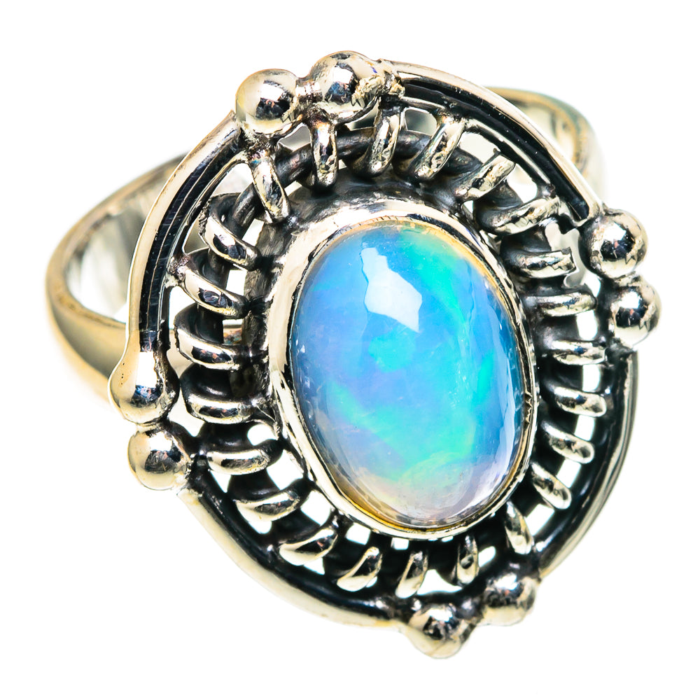 Ethiopian Opal Rings handcrafted by Anasilvercos - RING97705