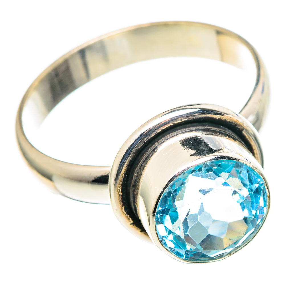 Blue Topaz Rings handcrafted by Anasilvercos - RING97713 - Photo 2