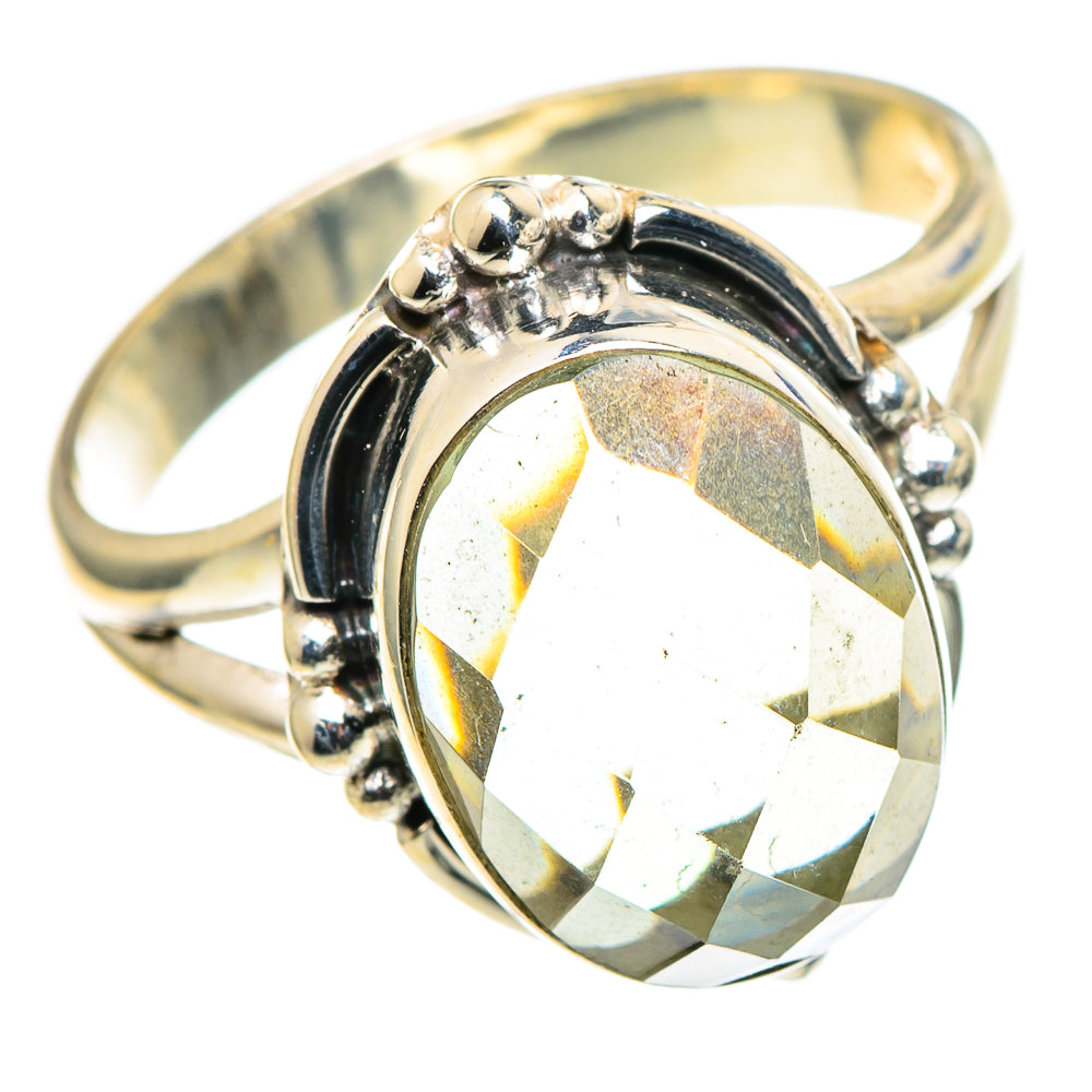 Green Amethyst Rings handcrafted by Anasilvercos - RING97720