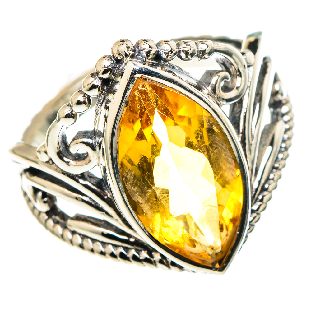 Citrine Rings handcrafted by Anasilvercos - RING97724
